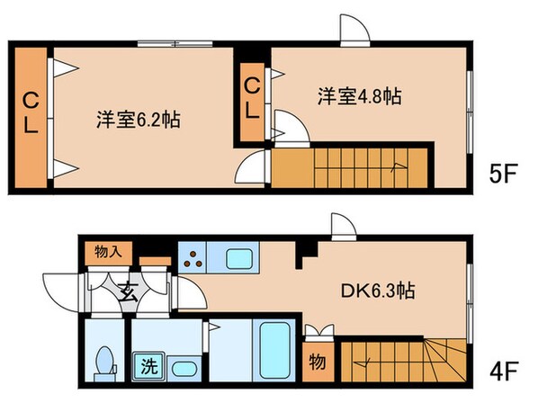 メルヴェーユ文京小石川の物件間取画像